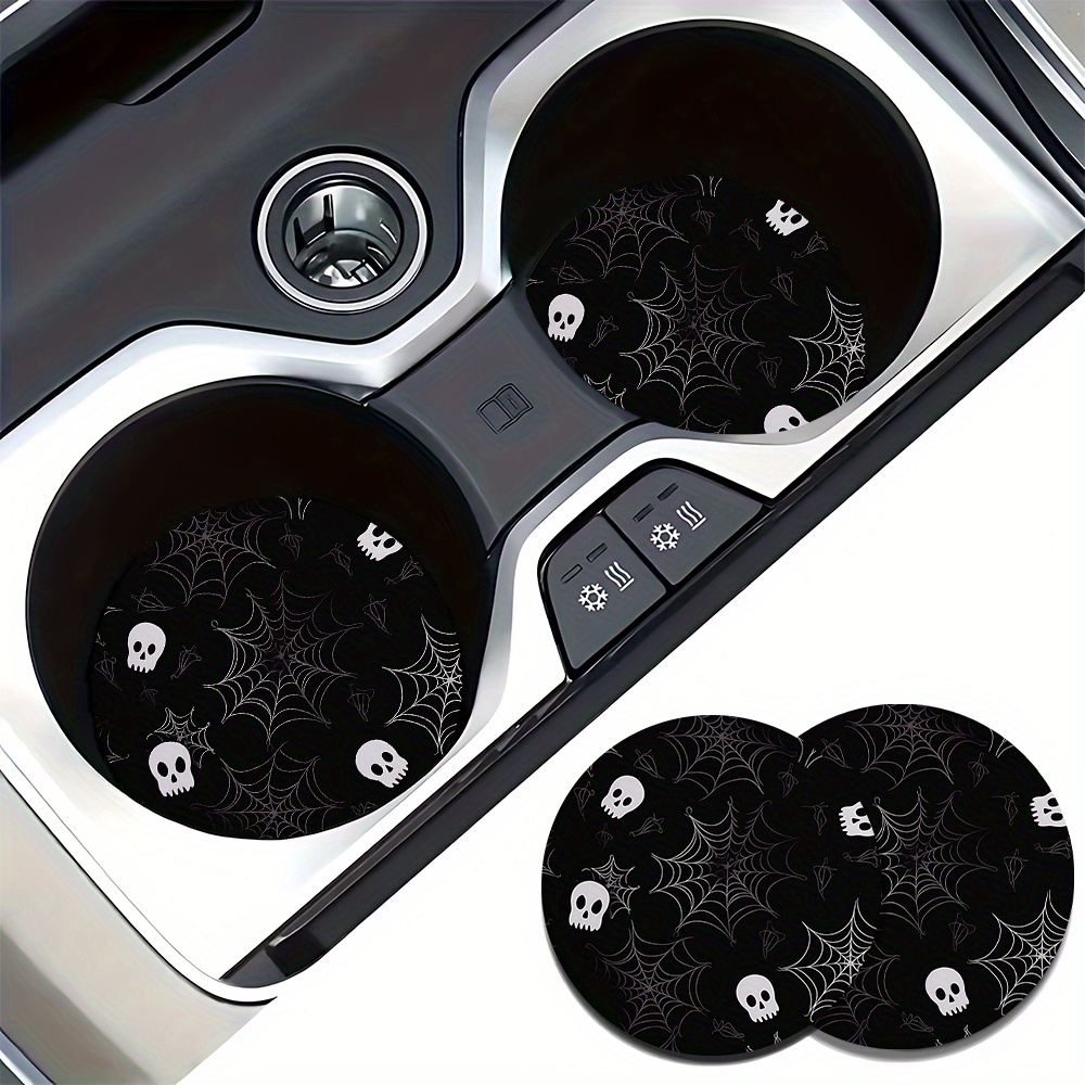Interior Design Web - 2pcs Spider Web And Skull Design