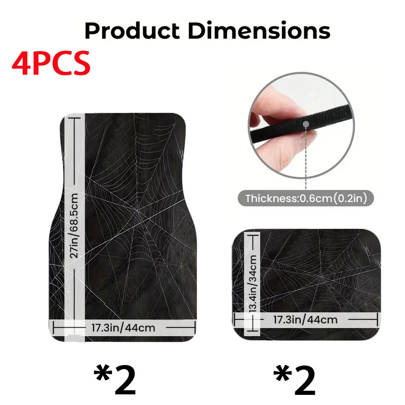 5pcs Spider Web Pattern Car Fl - Interior Design Web review and price