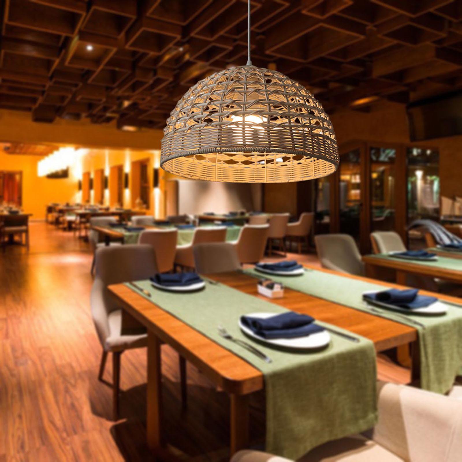Rattan Lampshade Wicker Pendan - Wicker Pendant Shade review and price