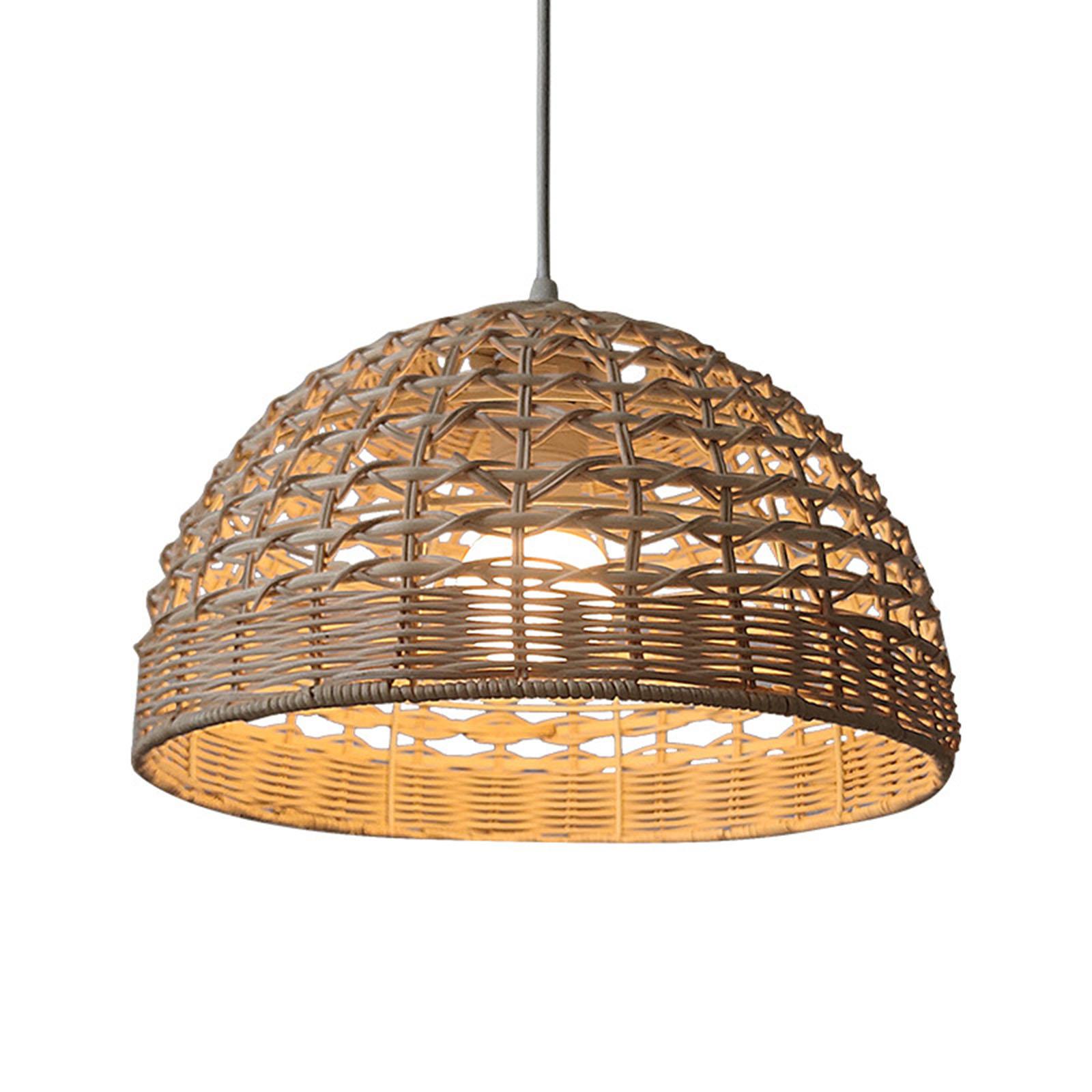 Rattan Lampshade Wicker Pendan - Wicker Pendant Shade review and price