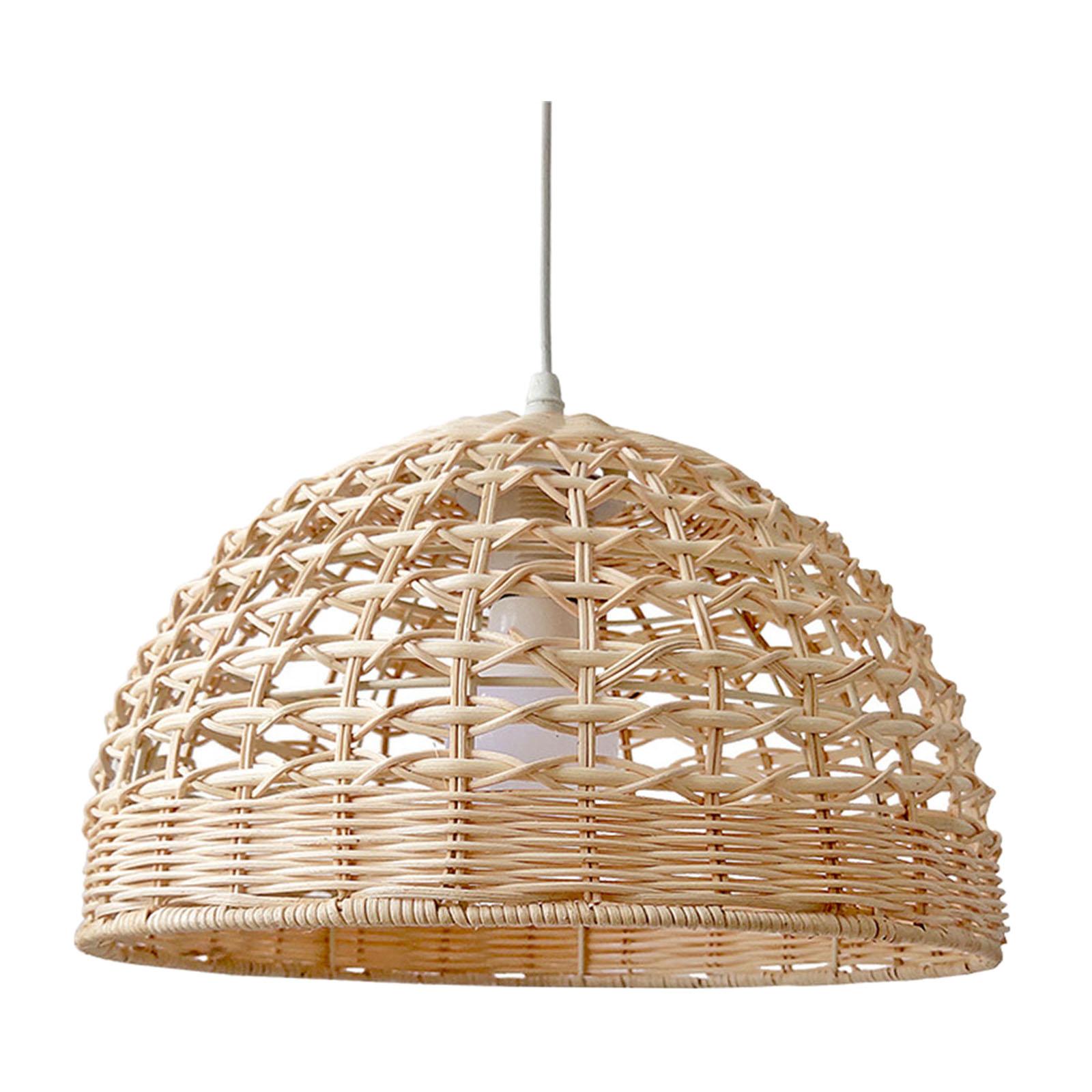 Rattan Lampshade Wicker Pendan - Wicker Pendant Shade review and price