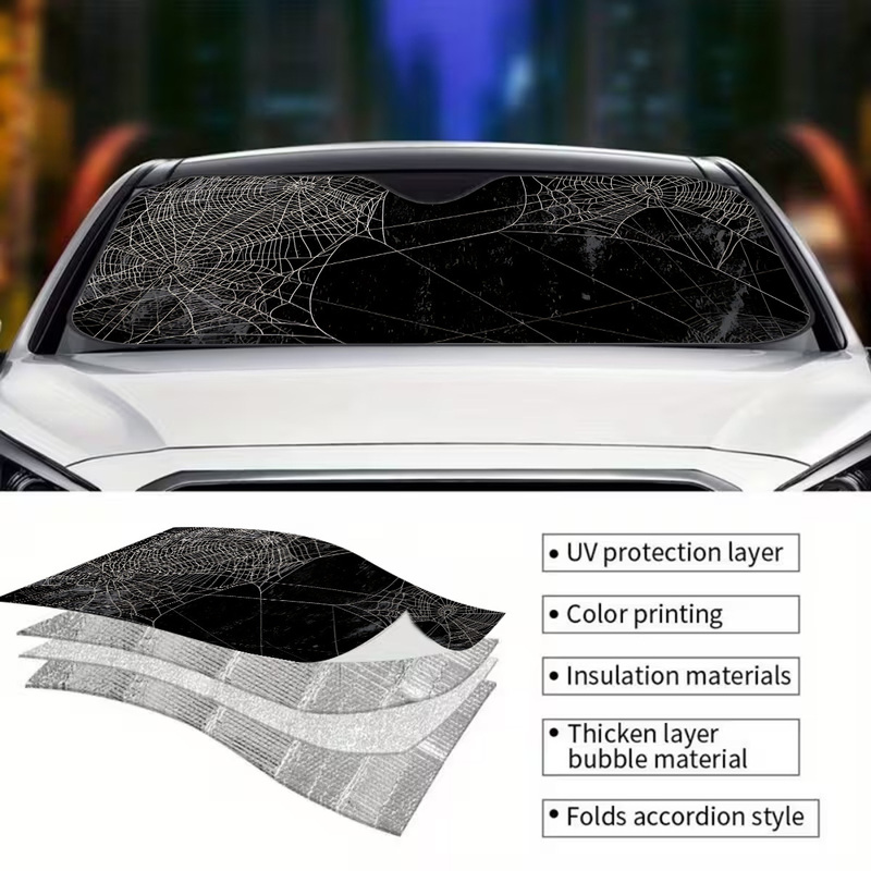 1Pcs Spider Web Windshield Sun - Interior Design Web review and price