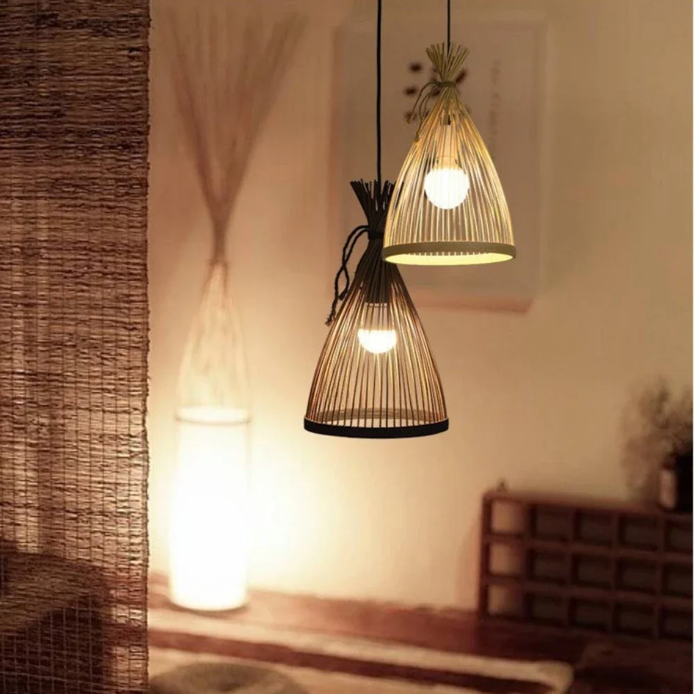 Japanese Chandelier Natural Ba - Wicker Pendant Shade review and price