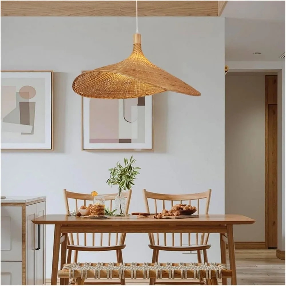 JOYINLED Woven Pendant Light W - Wicker Pendant Shade review and price