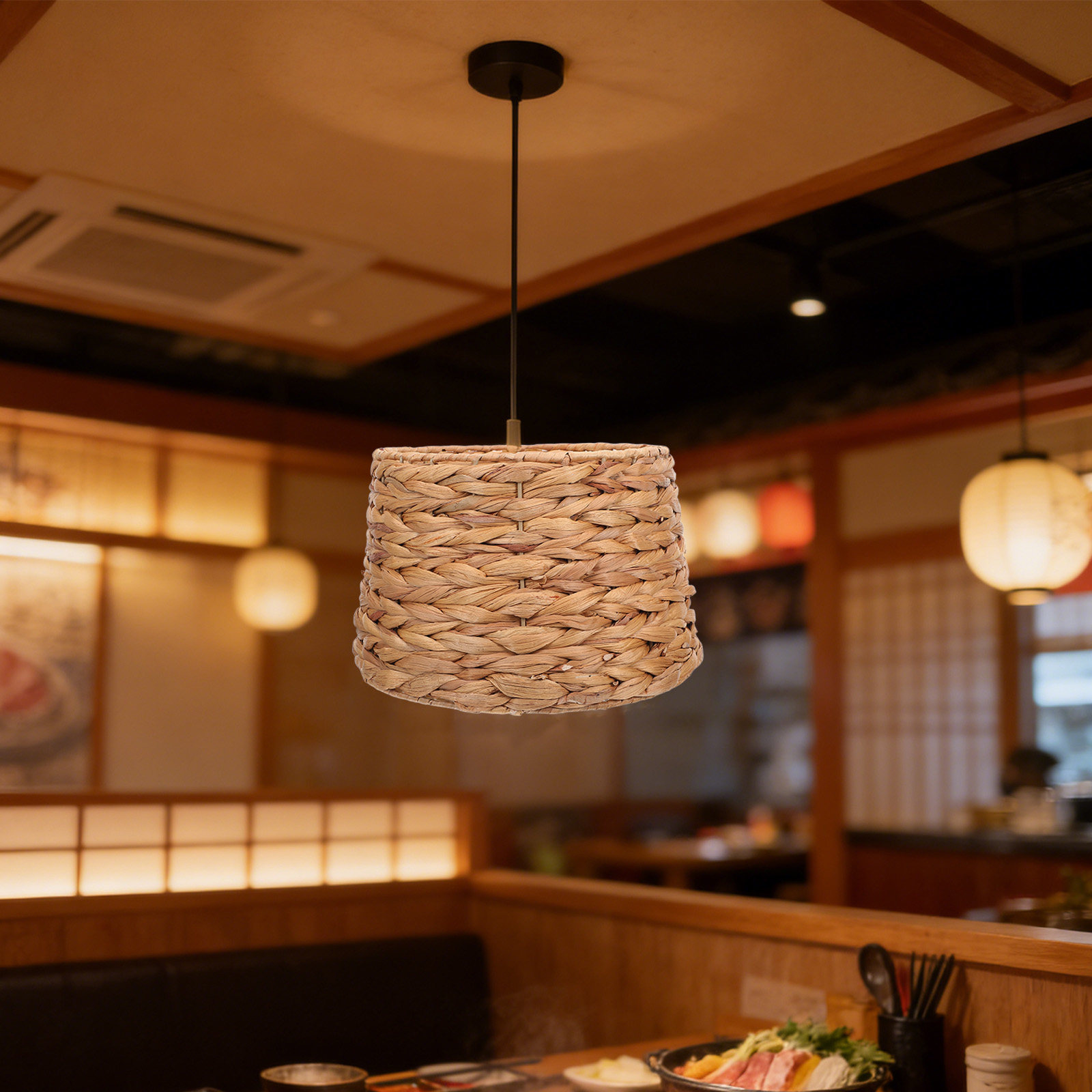 Seagrass Drum Lampshade 42Mm H - Wicker Pendant Shade review and price