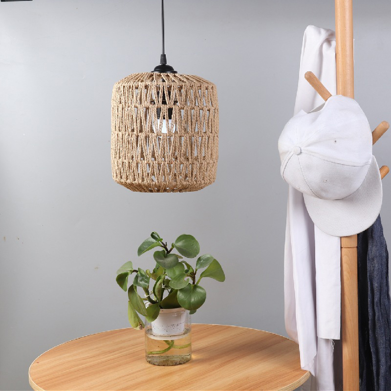 1 Pc Hand Weave Lampshade Ratt - Wicker Pendant Shade review and price