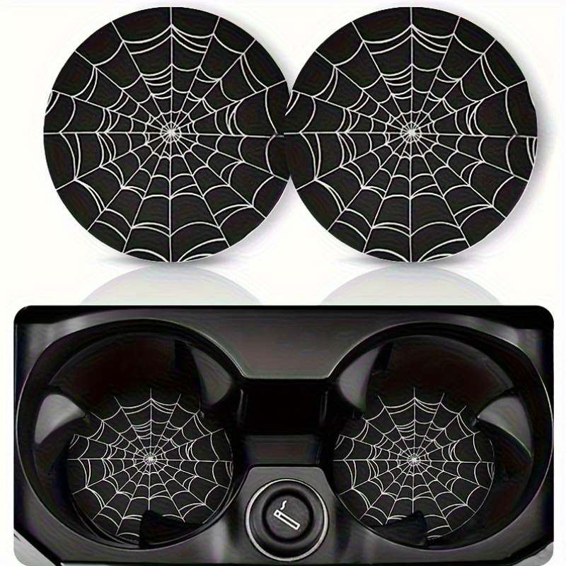 2pcs Spider Web Design Car Cup - Interior Design Web review and price