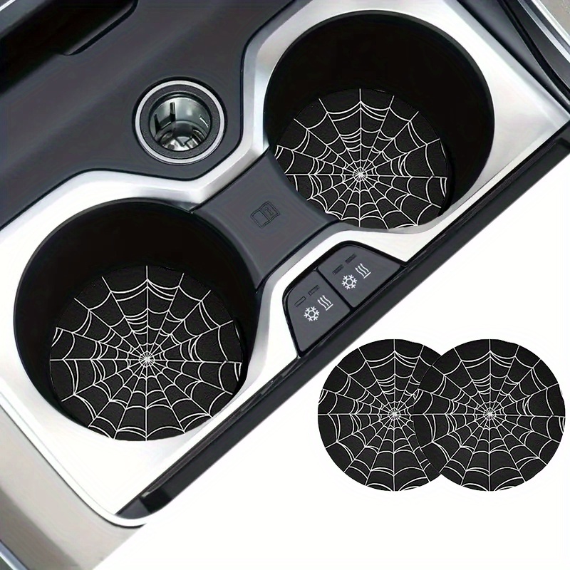 2pcs Spider Web Design Car Cup - Interior Design Web review and price