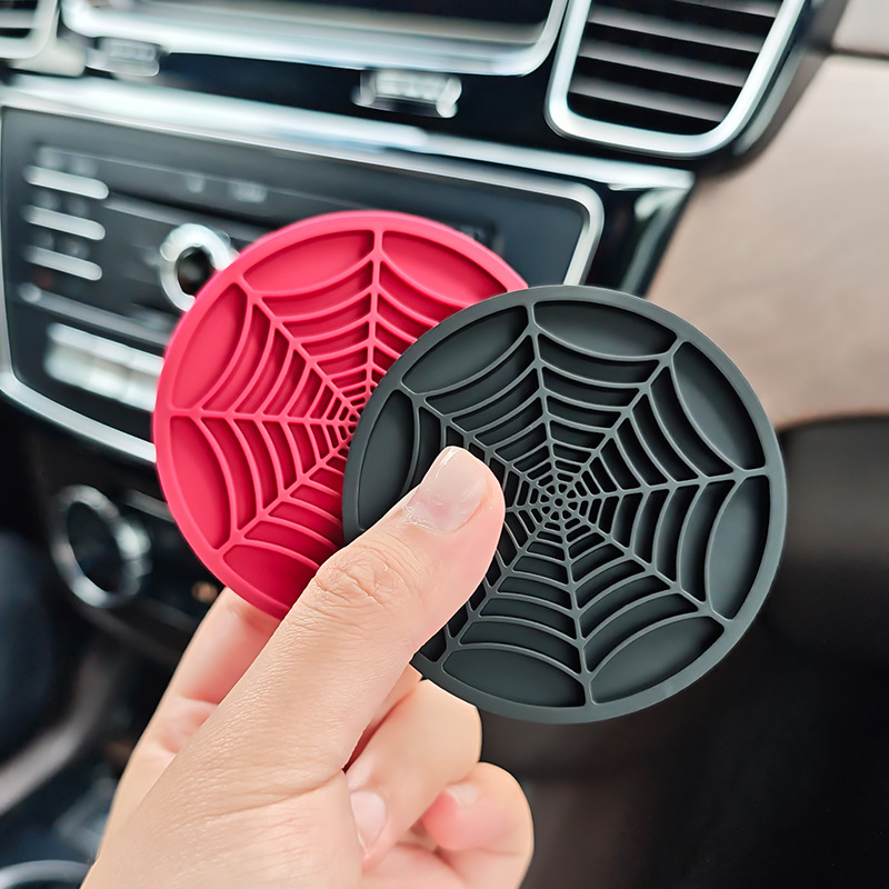 4pcs Spider Web Design Car Cup - Interior Design Web review and price