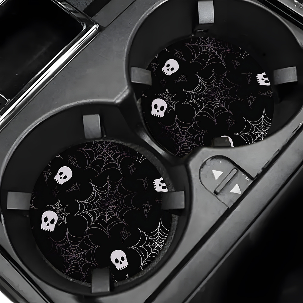 2pcs Spider Web And Skull Desi - Interior Design Web review and price